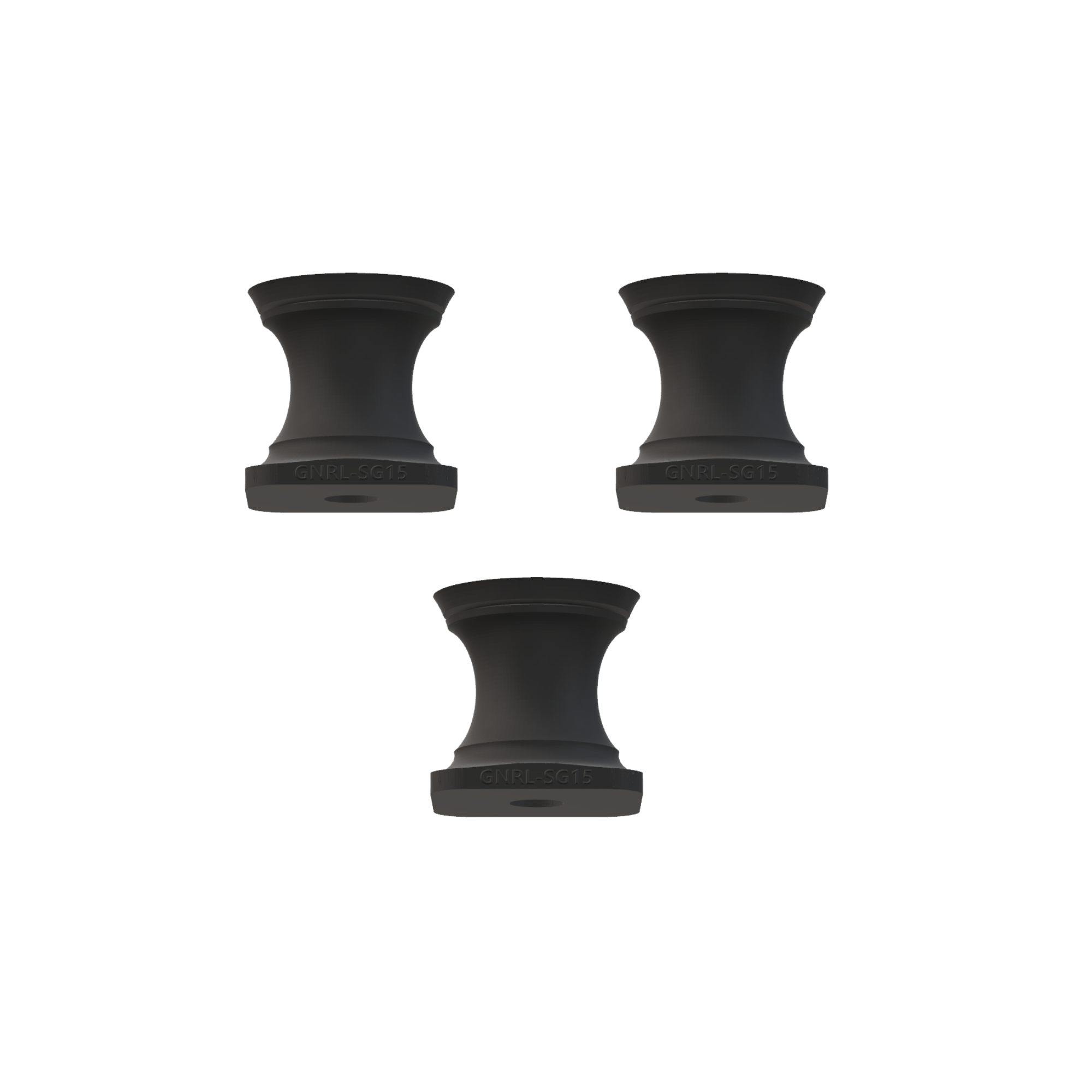 Vast Concepts™ Multi-Purpose 1.5 Inch Screw Guide for Wood & Decking Screws - Black (3 Pack)