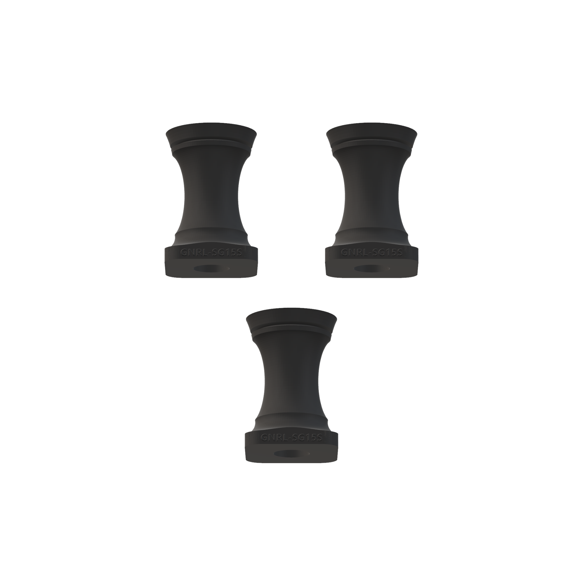 Vast Concepts™ Multi-Purpose 1.5 Inch Screw Guide for Wood & Decking Screws - Black (3 Pack)