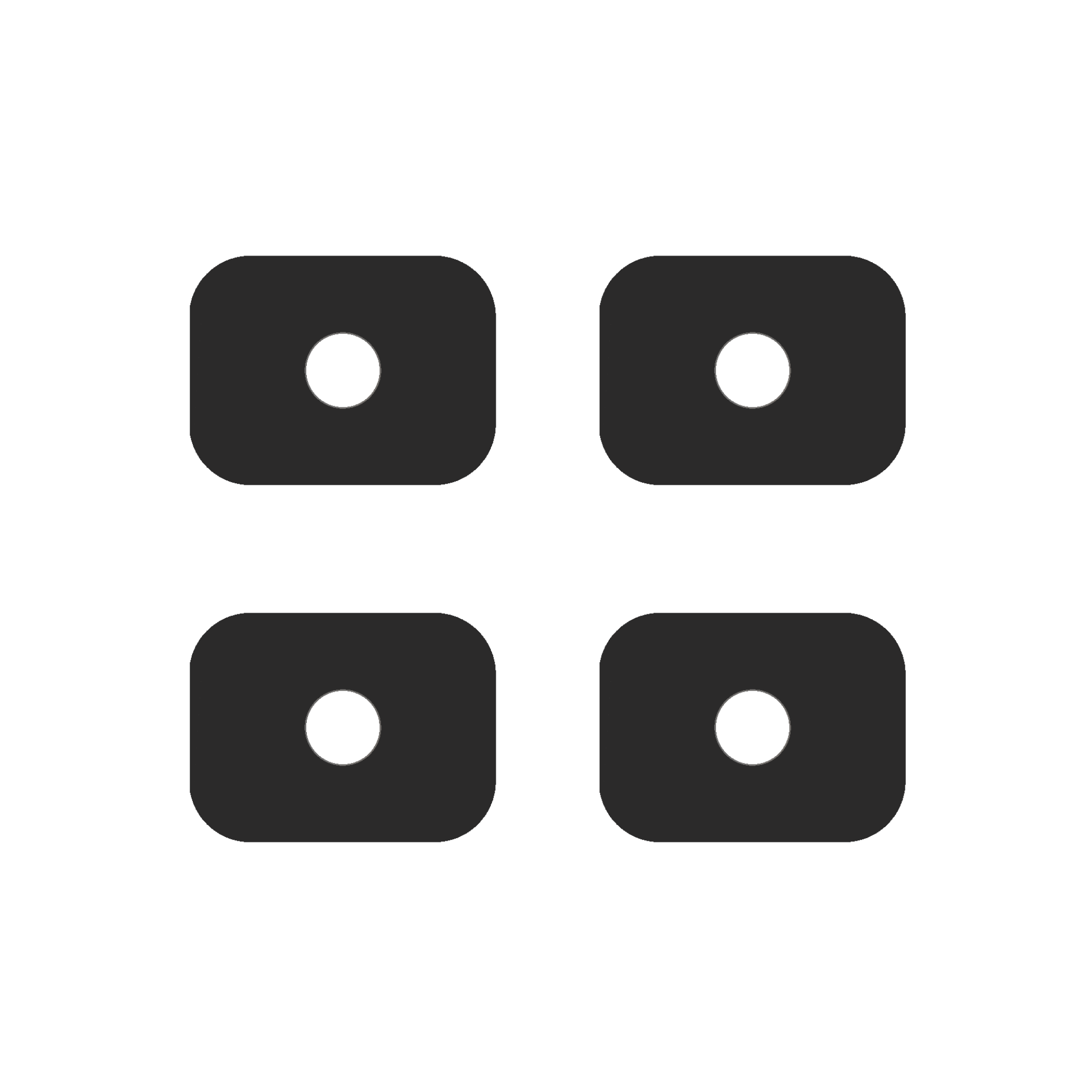 20mm Spacer Blocks | Standoff Blocks | Clip Blocks (8 Pack)