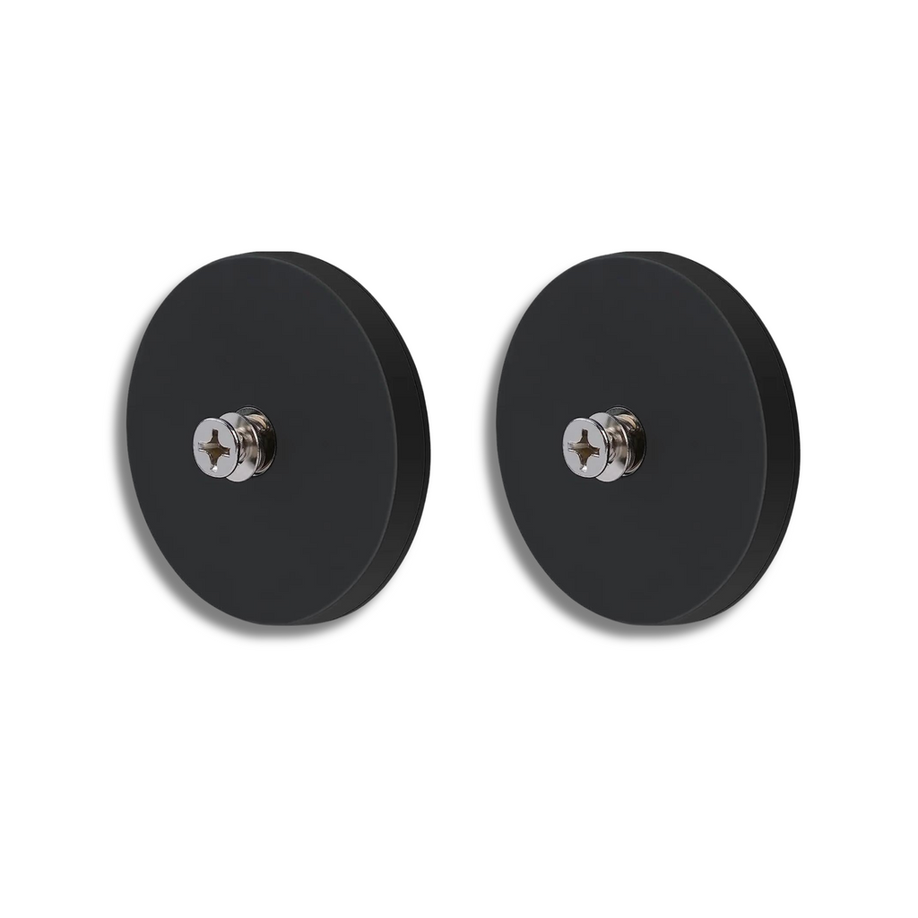 Rubber Coated Neodymium Threaded Magnets Kit with Screws