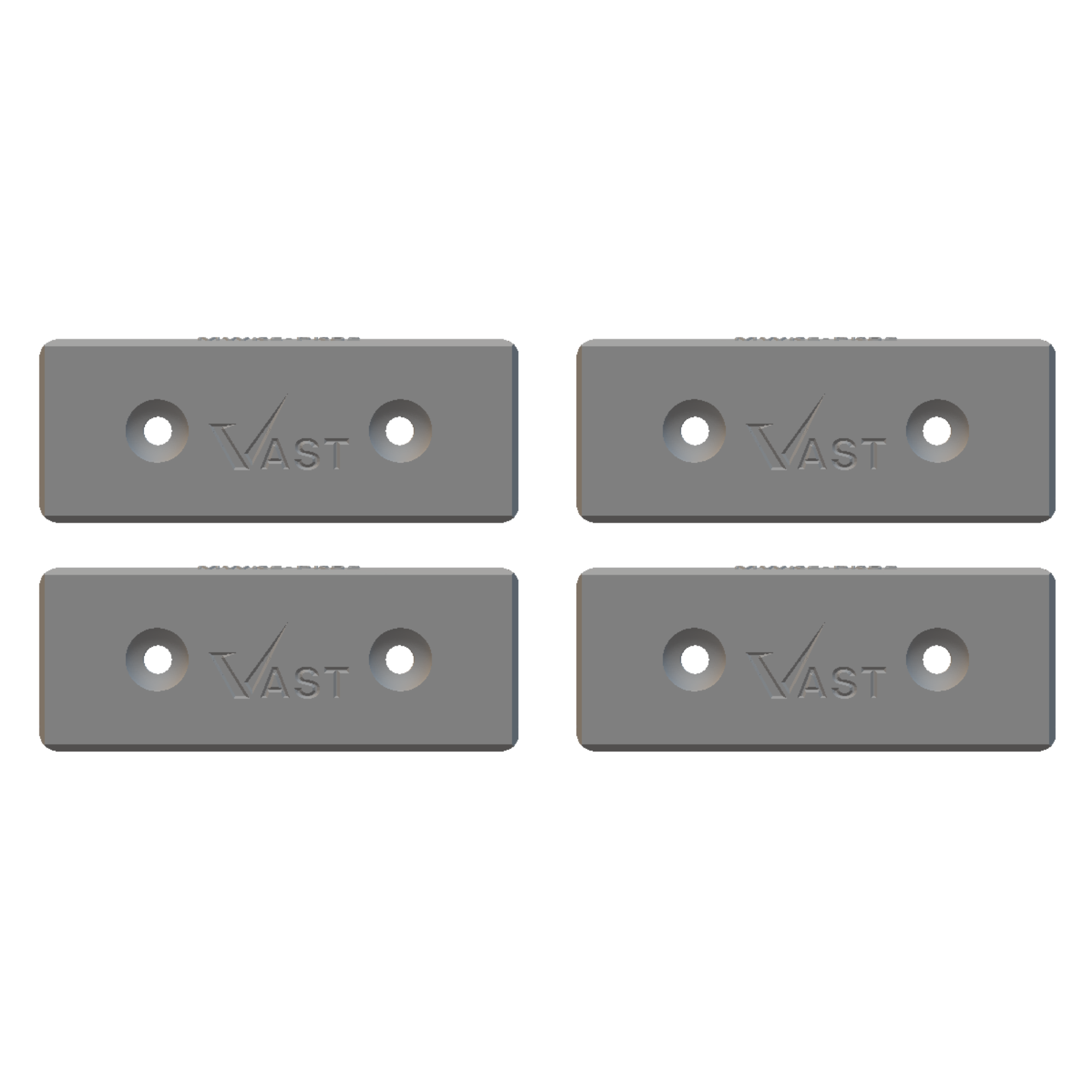 Milwaukee PACKOUT Male Mounting Foot (4 Pack)