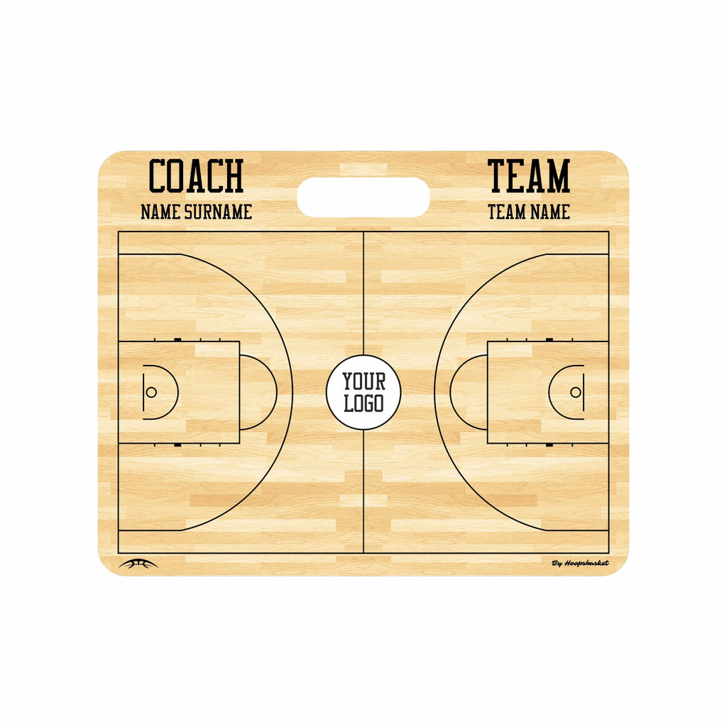 Custom FIBA Basketball Coaching Board 11.4 x 9.4 in (Magnetic)