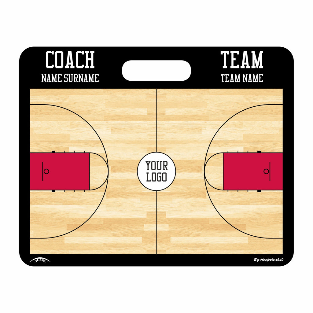 Custom High School Basketball Coaching Board 15.7 x 12.6 in (Magnetic)