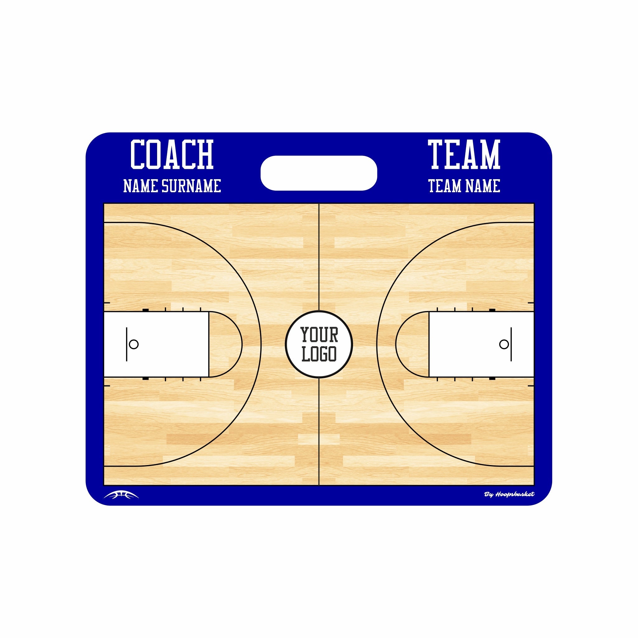 Custom Men's NCAA Basketball Coaching Board 22 x 17.5 in (Magnetic)