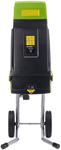Earthwise GS015 15-Amp Electric Corded Chipper/Shredder with Collection Bag