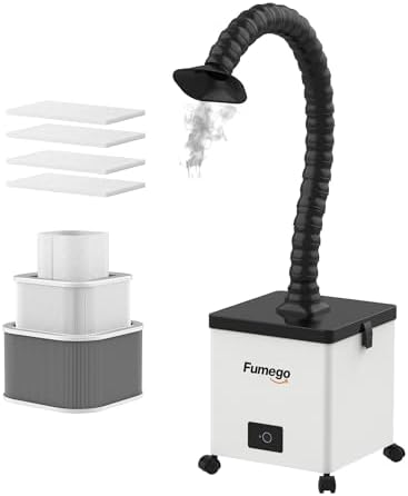 Solder Fume Extractor 100W Power & 200m³/h-XF180 Mini