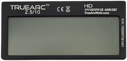 HD Auto-Darkening Welding Lens – High Definition True Color Filter – Fits 2" x 4-1/4" Welding Hoods – Shade 10
