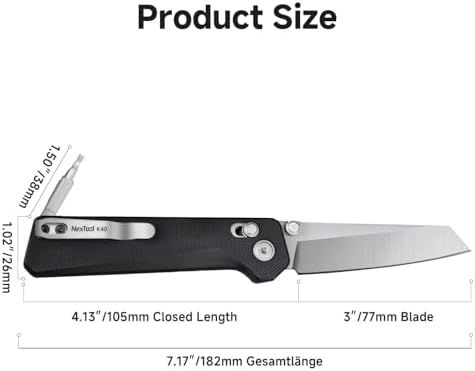 NEXTOOL Knight K40 EDC Multitool Pocket Knife (3'' Blade)