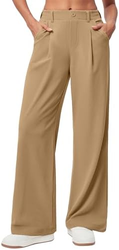 Ewedoos Wide Leg Dress Work Pants for Women Business Casual Office Outfits