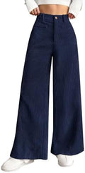 PRETTYGARDEN Women's High Waisted Corduroy Pants Casual