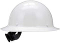 MSA Skullgard Full-Brim Hard Hat with Suspension - Non-Slotted Cap, Made of Phenolic Resin, Radiant Heat Loads up to 350F, Standard Size Hard Hat | Fas-Trac III Ratchet Suspension