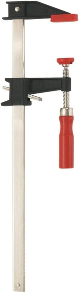 Bessey Clutch Style Bar Clamps - 24 In 600 lb - GSCC2.524- Woodworking Clamps with Ergonomic Handle, Non-Marring Pads, Durable Cast-Iron Jaws & Serrated Rail for Carpentry & Cabinetry