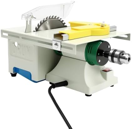 750W Multifunction Bench Grinder for Polishing, Grinding & Cutting, 3rd Gen, Green, US Standard Plug, for DIYers & Metalworkers