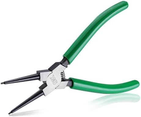 SK 7-Inch Snap Ring Pliers, Internal Circlip Pliers with Straight Jaw
