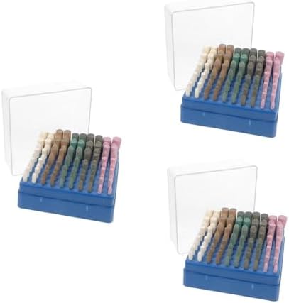 PartyKindom 3sets Sanding Polishing Wheel Bits Set Grinding Stones for Drill Abrasive Mounted Stone Grinding Wheel Rotary Tool Accessories for Metal Carving 100pcs*3