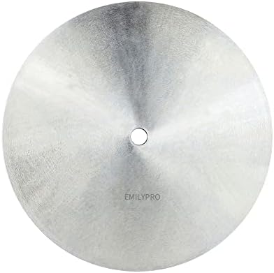 High Precision 10" Table Saw Calibration Steel Plate - 5/8" Arbor Hole, 1/8" Thick #42 Alloy Steel Sanding Disk for Table Saw Calibration & Grinding (1PC)