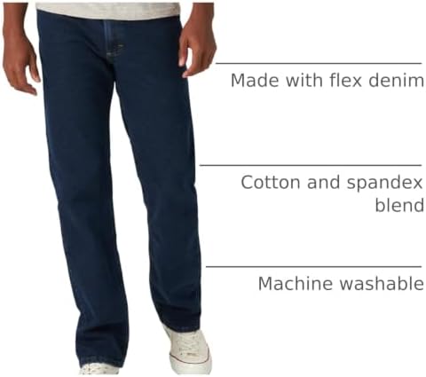 Wrangler Authentics Men's Classic 5-Pocket Regular Fit Flex Jean