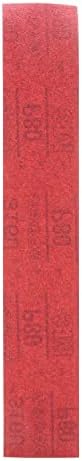 MWUR9 3M Hookit Red Abrasive Sheet, 01181, P80, 2-3/4 in x 16 1/2 in