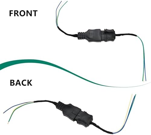 3 Pin Truck and Plow Side Repair Harness, Snow Plow Side Control Wire Harness Kit Fit for Fisher and Western, Replace 27063 26359 27063W