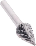 Drill America SM-1 Carbide Burr/Rotary File Cone Pointed End Double Cut for Die Grinder 1/4" Dia. x 1/2" Cut Length with 1/4" Shank and 2" Overall Length, DUL Series