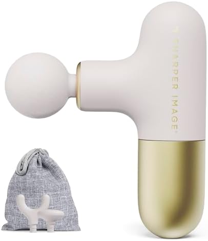 Sharper Image Powerboost Mini Deep Tissue Massage Gun, Powerful & Compact