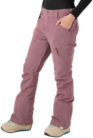 Roxy Women's Nadia Ski Pant – 10K Waterproof, Insulated, PFAS-Free, Adjustable Waist & Snow Gaiters