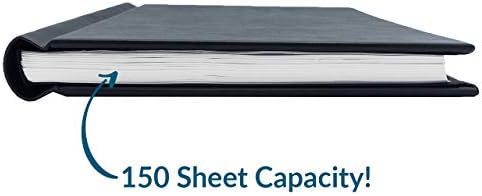 Faux Leather Springback Thesis Binder - Blue, 1" Spine, by Bindertek