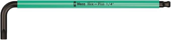 Wera 05022640001 950/9 HEX-PLUS MULTICOLOUR IMPERIAL 2 L-KEY SET, IMPERIAL, BLACKLASER, 9 PIECES