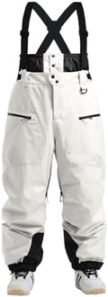 GSOU SNOW Mens Womens Snowboard Pants-Baggy Ski Snow Bibs