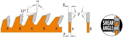 CMT P07060 ITK Plus Ultra Finish Saw Blade with 7-1/4 x 60 Teeth, 10-Degree ATB Shear and 5/8-Inch Bore