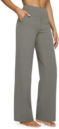 G4Free Yoga Pants for Women Wide Leg Pants with Pockets High Waisted