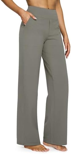 G4Free Yoga Pants for Women Wide Leg Pants with Pockets High Waisted