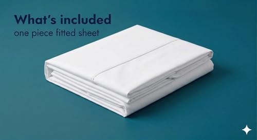 JS Sanders V Berth Boat Sheet 1 Pcs 600 TC Egyptian Cotton, White