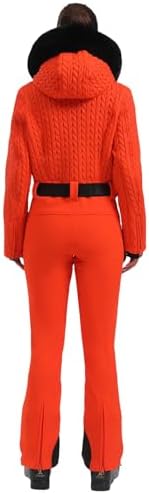 GSOU SNOW Womens Ski Suit One Piece Jumpsuit Snow Jacket Waterproof