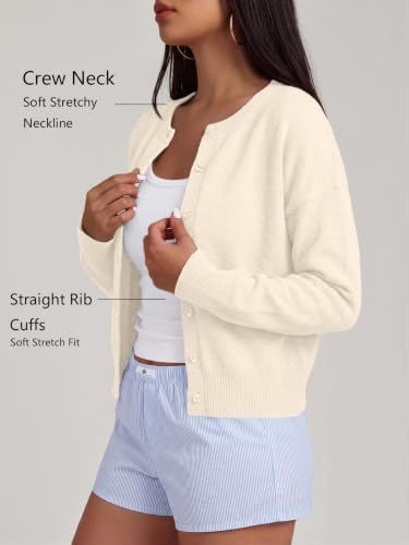 Trendy Queen Cropped Cardigan Sweaters for Women Fall Fashion Clothes 2026