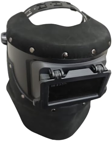 Chopped Top Welding Hood,2x4 1/4 Variable Shade 10 Welding Mask