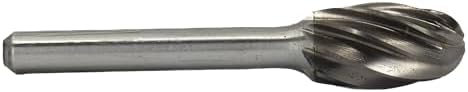 Drill America DULSE3NF Oval Shaped Carbide Burr for Aluminum, 3/8" x 5/8", SE3NF