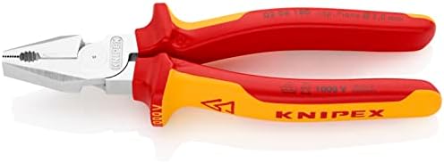 KNIPEX High Leverage Combination Pliers Self-Service Card, 02 06 180 SB