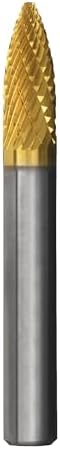 Champion Cutting Tool SG1 Double Cut TiN Coated Carbide Bur