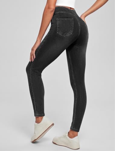 FireSwan Stretchy Jeggings for Women High Waisted Pull On Skinny Jeans