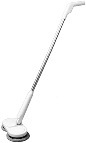 Cordless Electric Mop, Motorized Cordless and Rechargeable Dual Spin Mop, Quiet Hard Floor Cleaner, Cordless Cleaner and Scrubber, for Tiles, Hardwood, Laminate, Under Furniture