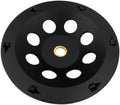 7" PCD Grinding Wheel for Epoxy, Glue, Mastic Removal, 6 PCD Segments