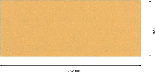 Bosch Professional 10x Expert C470 Sandpaper (for Hardwood, Paint on Wood, 93x230 mm, Grit 100, Accessories Orbital Sander)