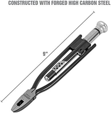 OEMTOOLS 9-Inch Safety Wire Pliers, Wire Twister with Reversible Action
