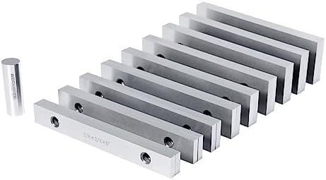Accusize Precision Parallel Set 1/4 x 6 in 9 Pairs Alloy Steel