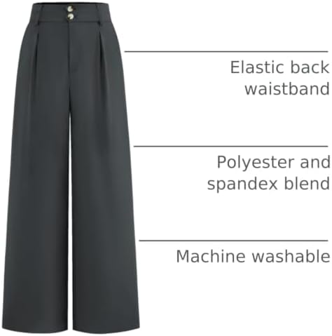 BTFBM Wide Leg Dress Pants Women Business Casual Outfits