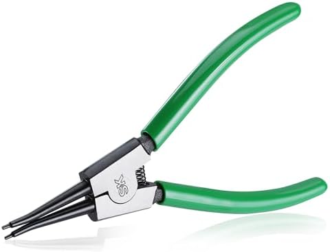 SK 7-Inch Snap Ring Pliers, External Circlip Pliers with Straight Jaw