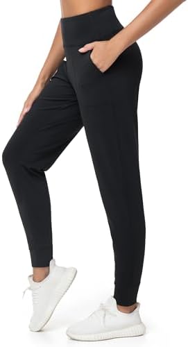 THE GYM PEOPLE Women's Workout Joggers Pants Lightweight Lounge Leggings