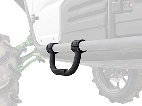 SuperATV Nerf Bars Step for Rock Sliders Compatible with Honda/Polaris/Can-Am/Yamaha/Kawasaki | Fits All 1.75â€ Diameter Nerf Bars & Bumpers | Powder-Coat Finish | Clamp-on