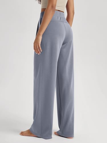 ODODOS Modal Soft Wide Leg Pants for Women High Waist Casual Relaxed Pants with Pockets-27/29"/ 31" Inseam